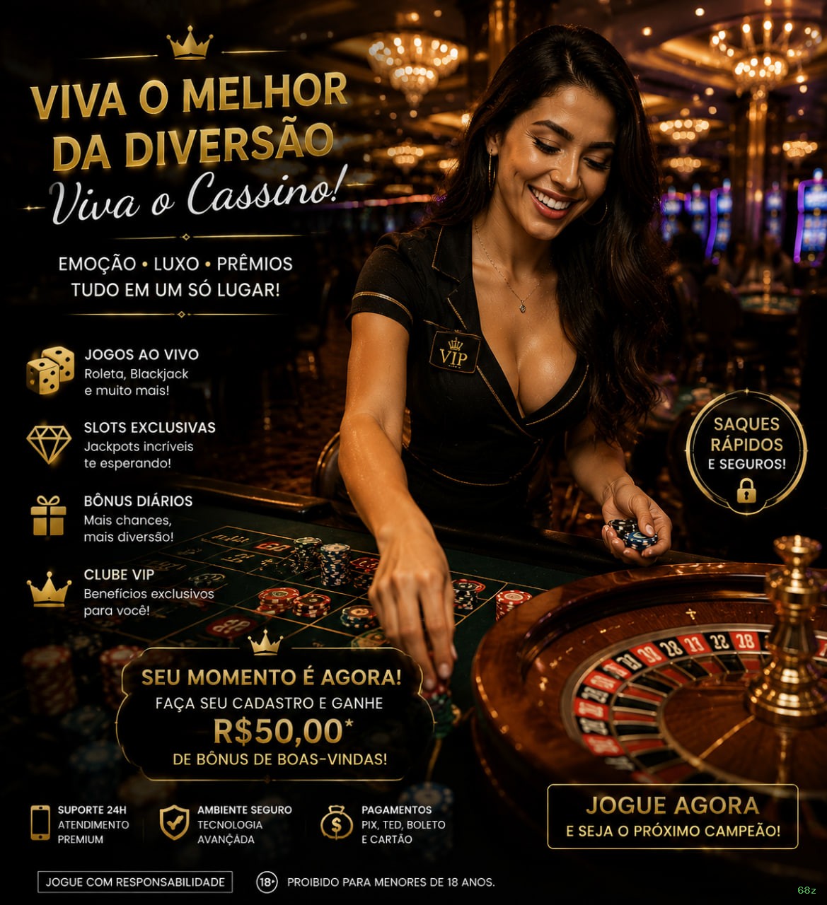 Suporte VIP 68z - atendimento prioritário